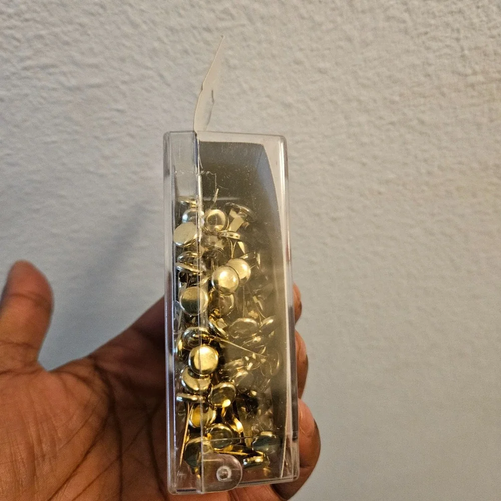 250Pcs Brass Fasteners Brads Paper Crafts Round Paper Fasteners DIY School